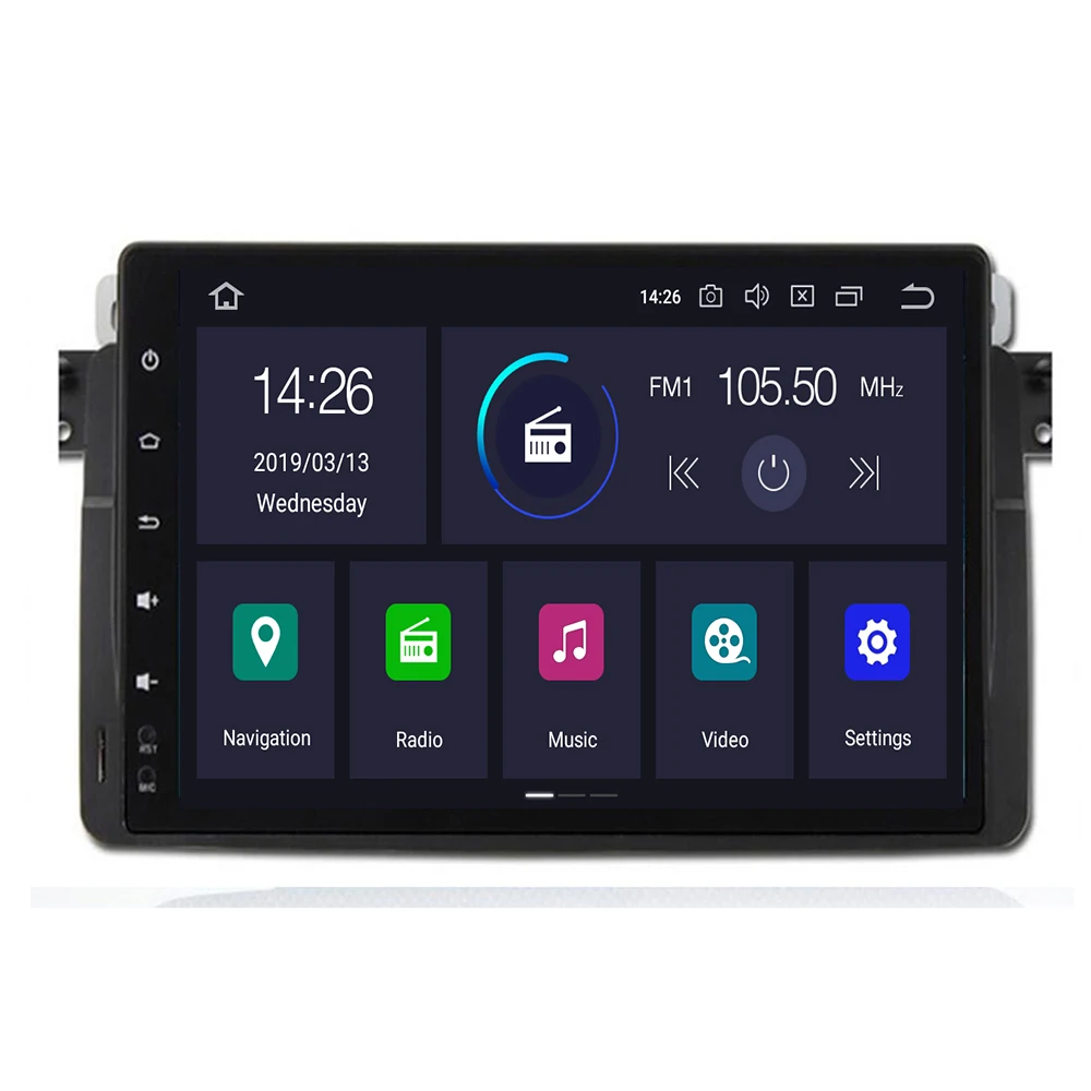 

2Din Android 9.0 8core64G Car Multimedia Player For BMW E46 M3 Rover 75 Coupe Navigation DVD Car Radio Audio 318/320/325/330/335