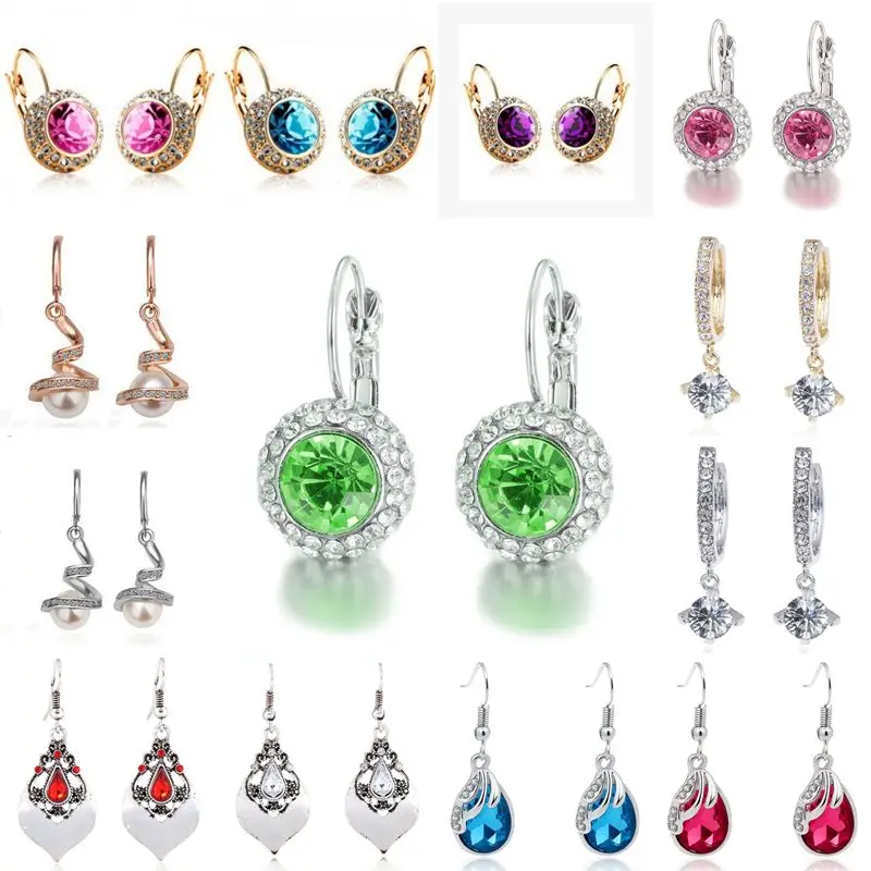 

Party Bohemian Drop Earring Crystal 1 Pair Long Tassel Colorful Dangle Beads Seaside High Quality Fashion Jewelry