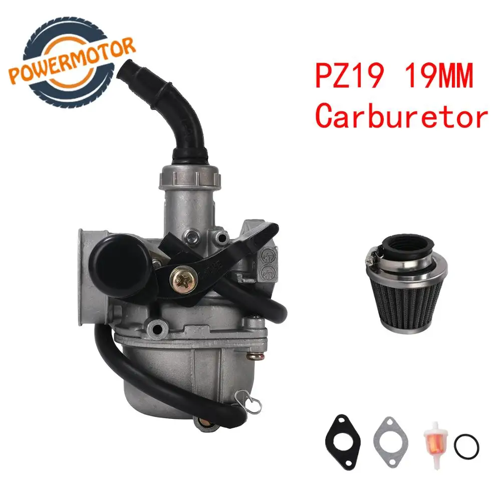 Карбюратор для мотоцикла PZ19 19 мм КАРБЮРАТОР карбюратора KEIHI 50cc 70cc 90cc 110cc 125cc ATV Quad 4
