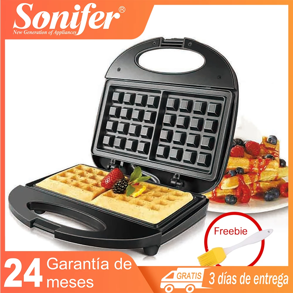 Sonifer-máquina eléctrica para hacer gofres, electrodomésticos de cocina, horno de burbujas para tortas, huevos, desayuno, olla de hierro para hornear, 220V