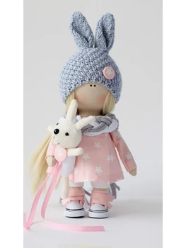 

Set for sewing textile doll art fabric "Bunny"