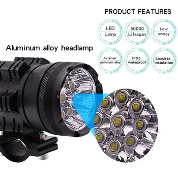 

2PCS universal motorcycle modified aluminum alloy external 9LED always bright signal light + wiring harness ZH-738A3 19Mar26