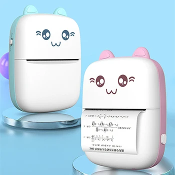 

Mini Portable Thermal Printer for Mobile Phone Android IOS Wireless Bluetooth Pocket Photo Printer Home/Student Use Print Tool