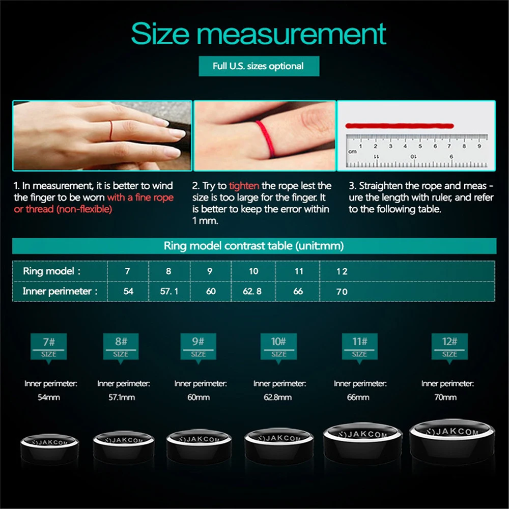Smart Ring R3 Wearable Devices Magic Finger NFC Ring Smart For NFC Mobile Phone Electronics with IC / ID / NFC Card