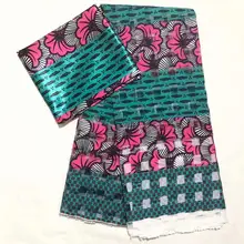 Модальная эластичная атласная шелковая ткань Африканская мягкая восковая ткань с принтом 2 ярда шифон 4 ярда audel modell ИМИТИРОВАННАЯ Анкара ткань 103101