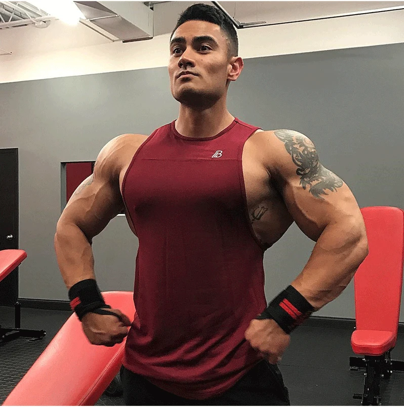 Стиль B слово спортивный жилет мышцы мужчины брат фитнес здоровая красота спортивный тренировочный жилет топы