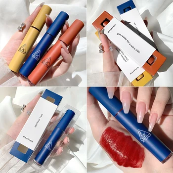 

1Pc Lip Glaze Velvet Matte Lip Gloss Liquid Lipstick Waterproof Long Lasting Moisturizing Lip Glaze Waterproof Lips Makeup TSLM1