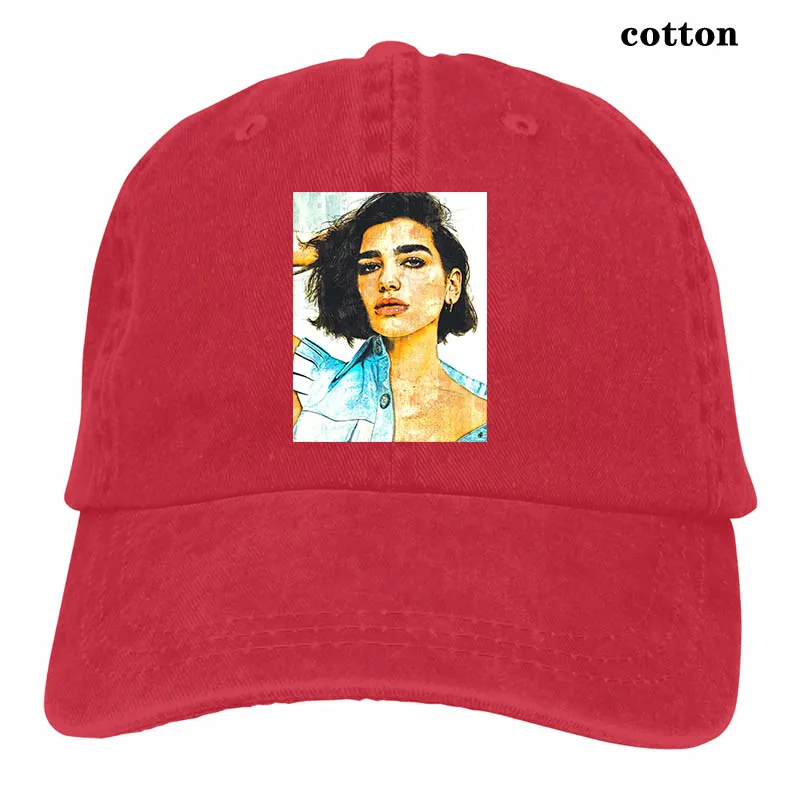 Dua Lipa Lipass, черная графическая Кепка для знаменитостей, подарок для нее, бейсболка для мужчин и женщин, Кепка-Дальнобойщик, модная Регулируемая Кепка - Цвет: 3-Red