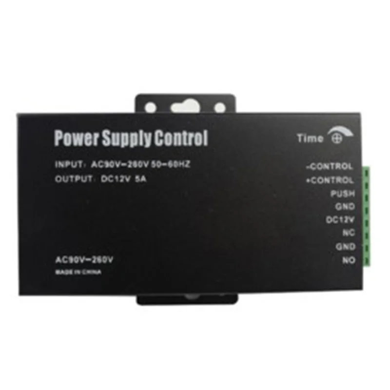 

Access Control Power Supply 12V 5A Power Supply Controller Switching Power Supply Box Wide Voltage Small Volume Outlet