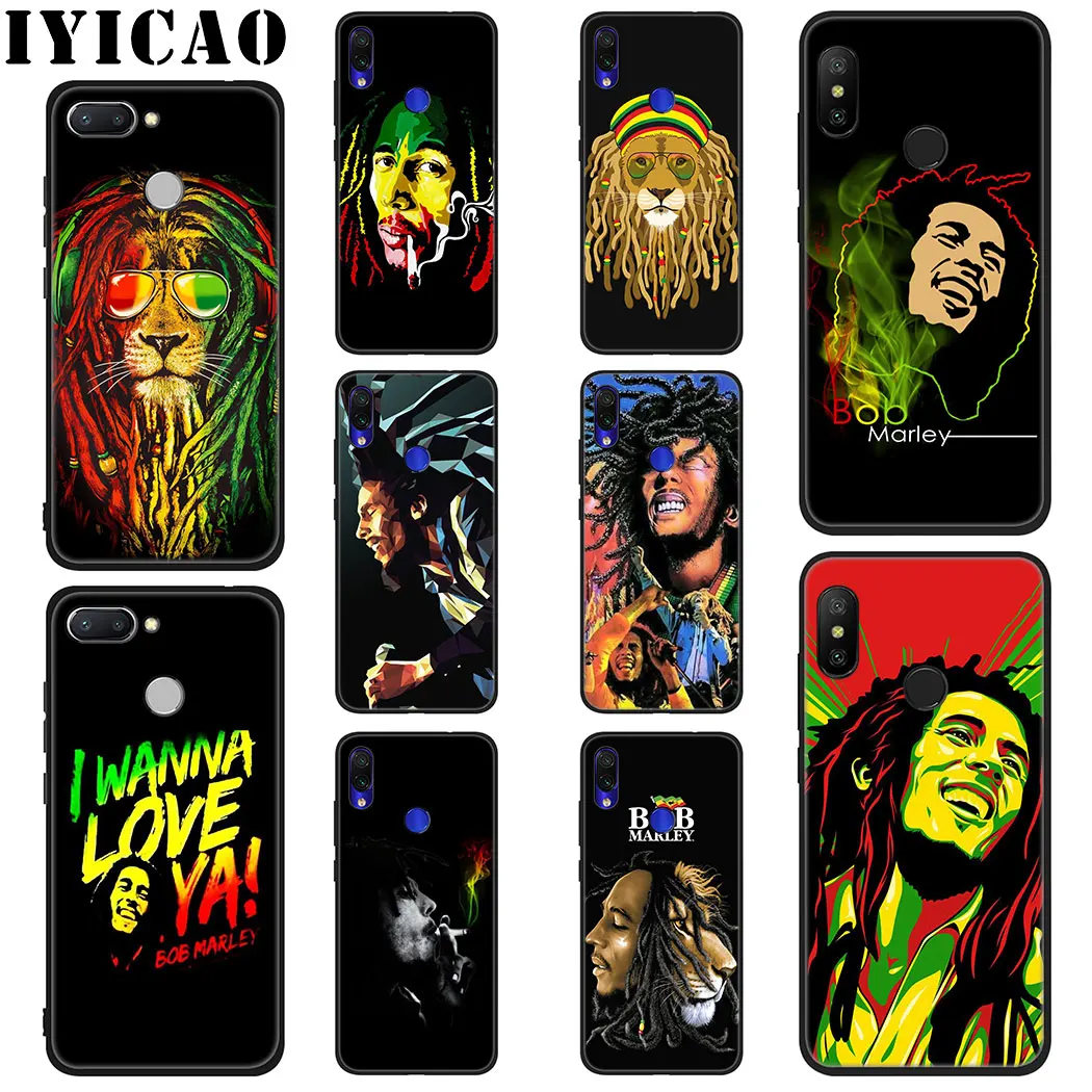 Мягкий силиконовый чехол IYICAO Bob Marley для Xiaomi Redmi K20 6 Pro 7 7A 6A 5 Plus 5A 4A 4X S2 Go |