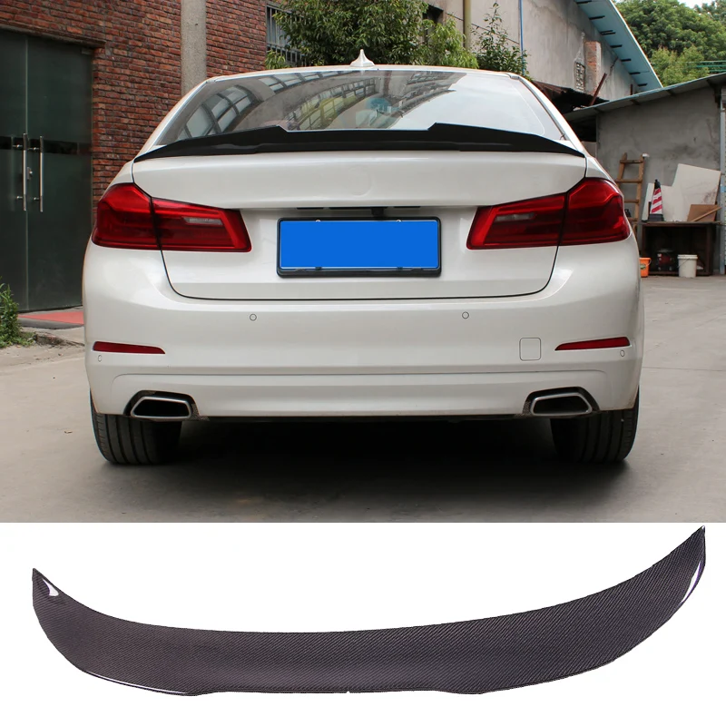 P M спойлер из углеродного волокна подходит для BMW 5 Series G30 G38 F90 M5|trunk spoiler|spoiler carbon