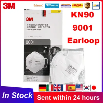 

KN90 3M 9001 Mask Protective Disposable Face Masks Earloop Anti Dust Respirator Safety Mouth Masks 3M Original Fast Delivery