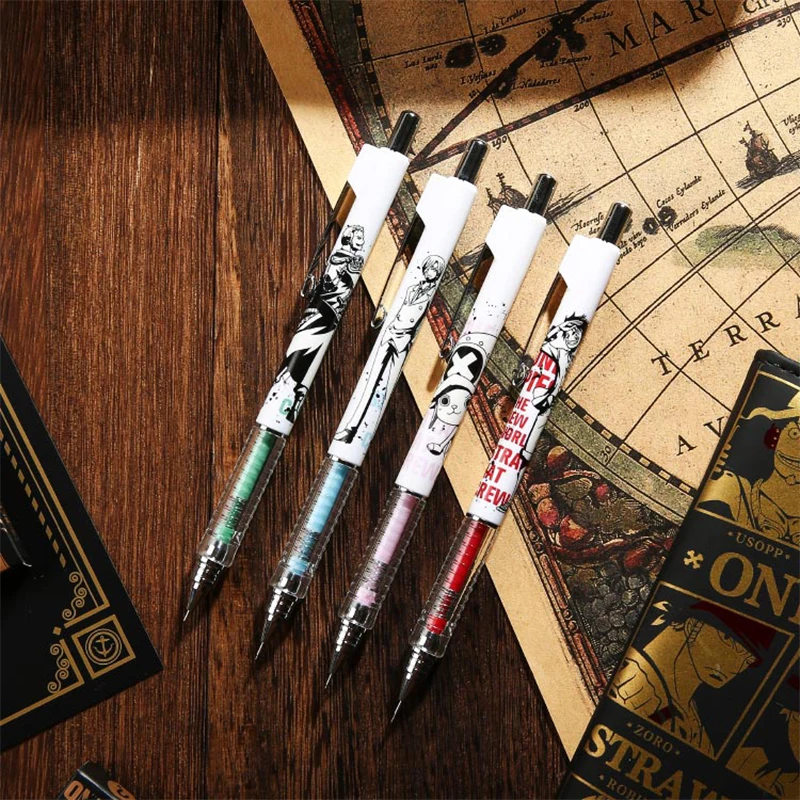 Matita Meccanica Di Un Pezzo Anime Cartoon Student School Office Strumenti Di Scrittura Disegno Schizzo 0.5Mm Cancelleria Viene Fornita Con Gomma