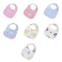 Детские нагрудники моющиеся u-образный нагрудник для малышей абсорбирующий слюнявчик мягкий нагрудник марлевые слюнявчик полотенце