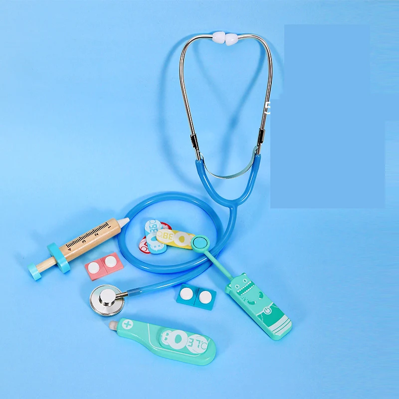Simulation stethoscopes Kids doctor role play Toys Science Popularization XDUK 