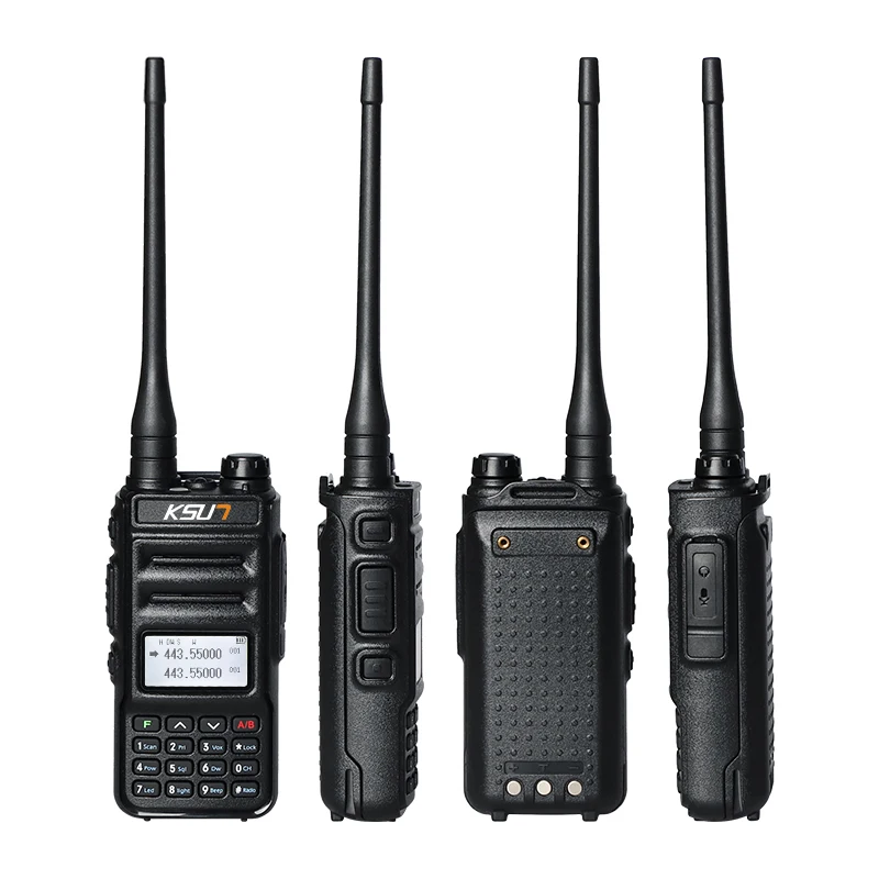 1 Or 2PC KSUN 8W Walkie Talkie Long Range VHF UHF Dual Band Two Way Radio Station VOX Communicator HF Transceiver Walkie-talkie 1 Or 2PC KSUN 8W Walkie Talkie Long Range VHF UHF Dual Band Two Way Radio Station VOX Communicator HF Transceiver Walkie-talkie