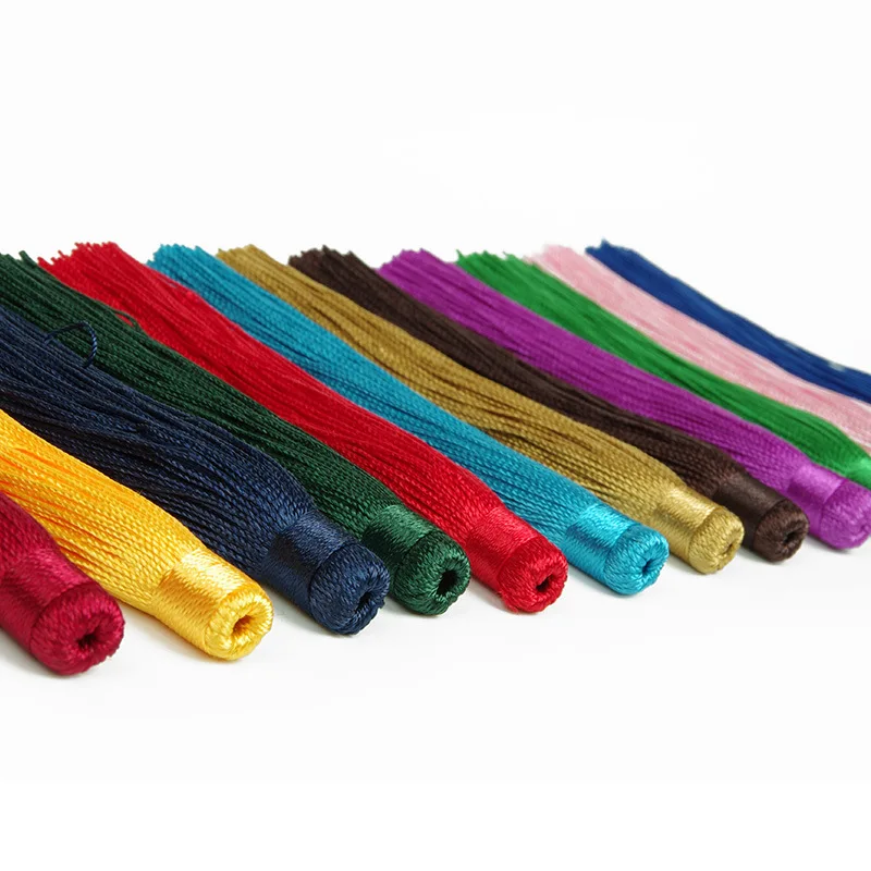 

10pcs/lot Colorful 12cm Silk Tassels for Diy Jewelry Handmade Tassels Fring Making Findings Pendants Charm Earrings Materials