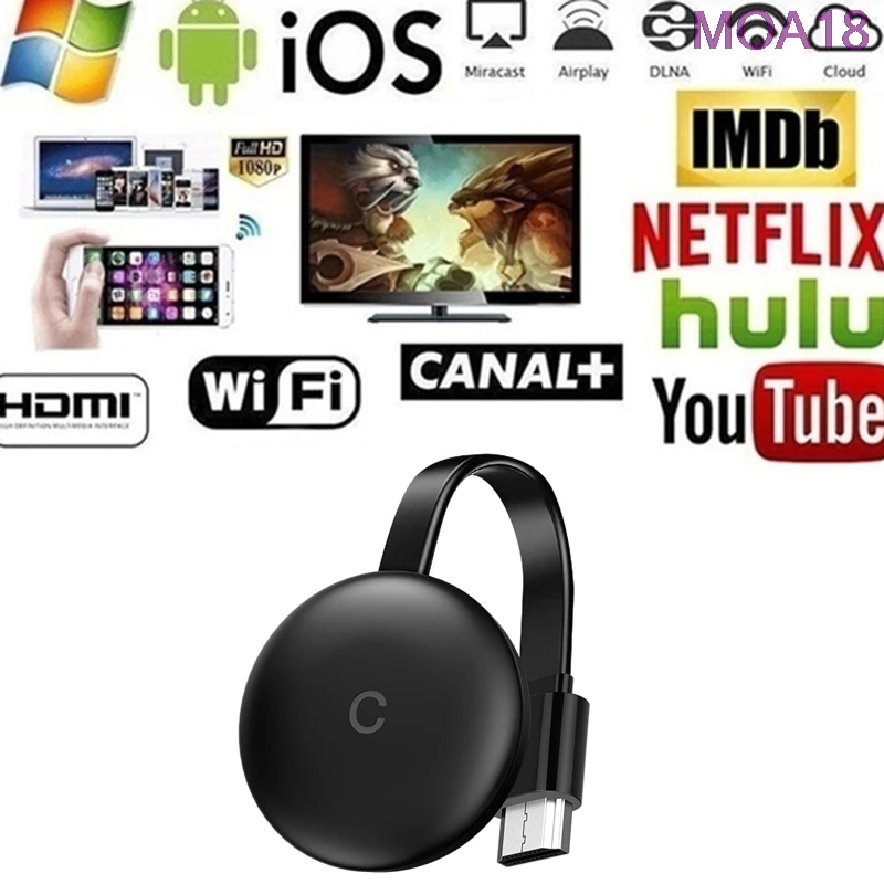 1080P Wifi беспроводной мультимедийный проигрыватель Charcoalor для поколения новое