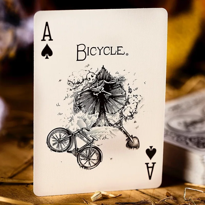 Велосипедные карточные игральные карты USPCC Ограниченная серия Запечатанные на Хэллоуин тематические колоды волшебные карты коллекционные покер магические трюки