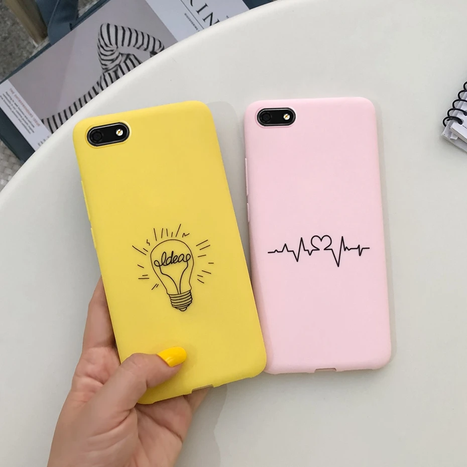 Чехол для Huawei Y5 2018 чехол Lite мягкий разноцветный силиконовый с рисунком Y 5 Prime