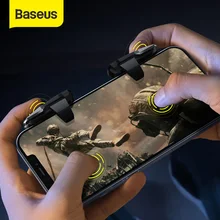 Baseus PUBG Mobile Controller Gamepad Joystick Für Auto Hohe Frequenz Klicken Joypad Trigger Taste L1 R1 Shooter für Android iOS