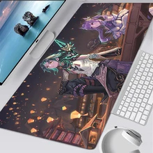 

Kawaii Genshin Impact Hot Mouse Pad Gamer PC Completo Computer Large 900x400 Desk mat Keyboard Anime Gaming Accessories Mousepad