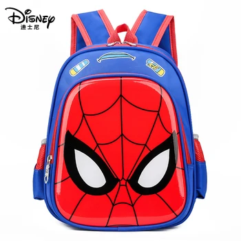 

Disney Backpack SPIDERMAN Cartoon Handbag 2020 New School Bag Boys Kid Children Kindergarten Backpack For Student Back to School