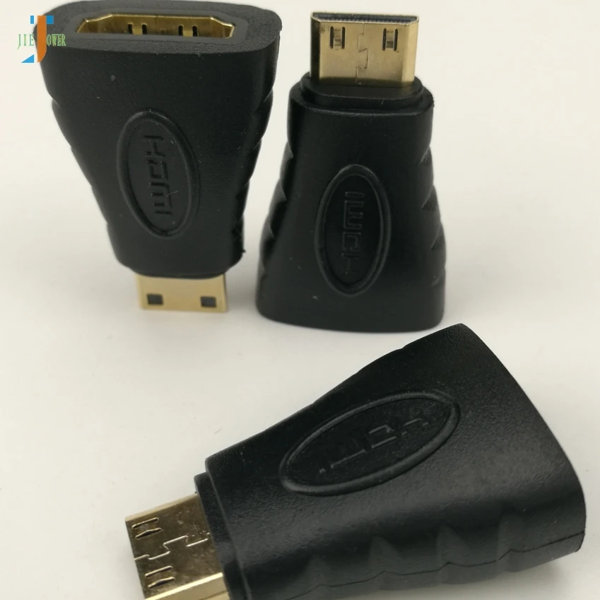 Лидер продаж позолоченный 1080P Мини переходник с HDMI на Стандартный Женский