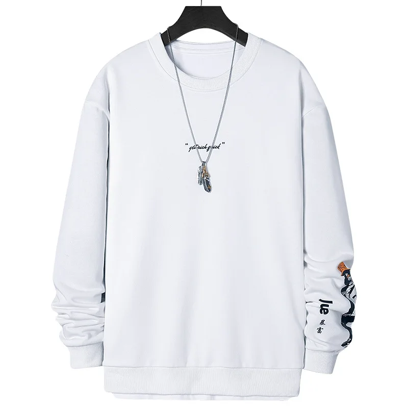 

Men Oversized Streetwear Pullovers Hip Hop Solid Men's Hoodies Sweatshirts Autumn Winter Male Tracksuit The wear is tie-in