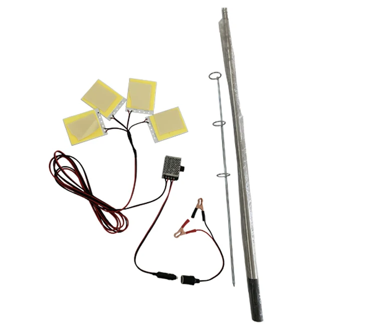 500W cob led fishing rod light M12x5