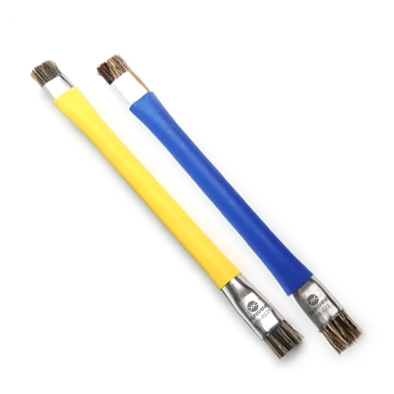 

SUNSHINE Double-end Antistatic Steel Wire Brush Cleaning Brush for PCB BGA Repair Tool for Computer Keyboard Clean