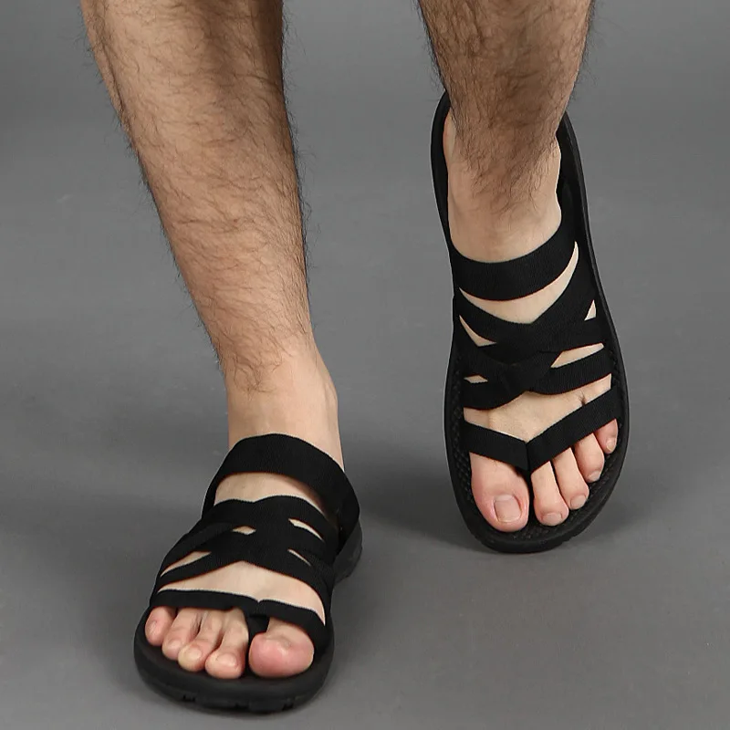 

Flip-flops Men Summer 2018 New Style Popular Brand Couples Women's Sandals Split Toe Outdoor Casual Import Sandals