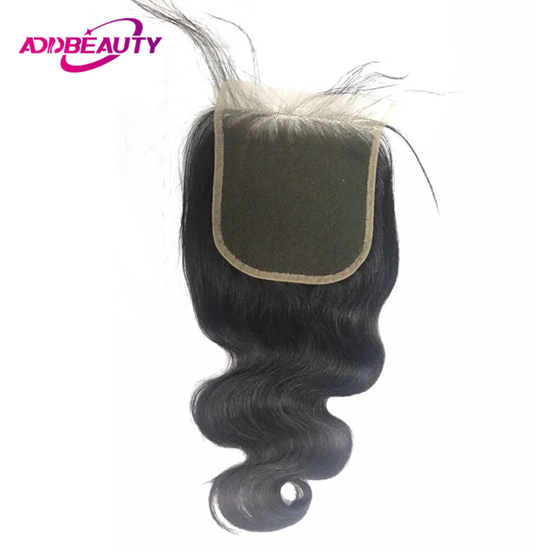 

Addbeauty 6x6 Swiss Transparent Lace Closure Pre-Plucked With Baby Human Hair Remy Brazilian Body Wave Free Part 10-20 Inches
