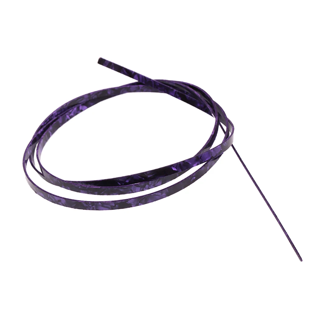 Purple Celluloid Acoustic Classical Guitar Binding Purfling Strip For Luthiers 1620x6x1.5mm