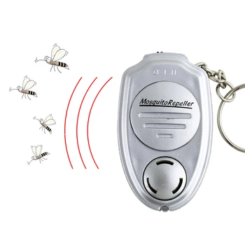 

1pcs portable Keychain key clip Electronic Ultrasonic Repeller for Pest Mosquito Insect Newest Hot Search Anti Mosquito Killer