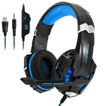 

SOONHUA Stereo Gaming Headset Noise Cancelling Over Ear Headphone Wired Earphone With Mic LED Light Laptop Computer Dropshipping