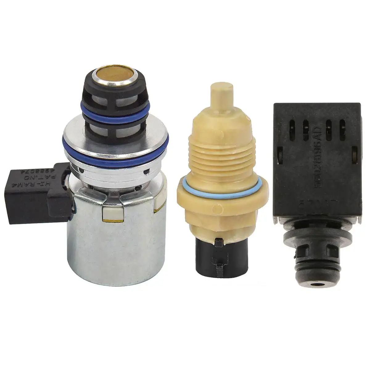 

3pcs Transmission Governor Solenoid Pressure Sensor Transducer Output Turbines Speed Sensor Set 42RE A500 4800879 Replacement