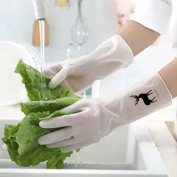 

Waterproof Reusable Rubber Protective Household Kitchen Washing Cleaning Gloves Rubber Protective Household Kitchen Washing Clea