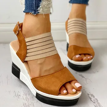

SARAIRIS high heels Casual comfortable platform summer sandals Woman Wedges shoes female
