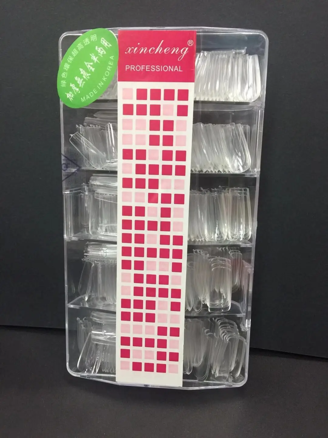 

Manicure Boxed Nail Tip Dual Purpose Nail Tip Environmentally Friendly High Transparent Thick Seemles