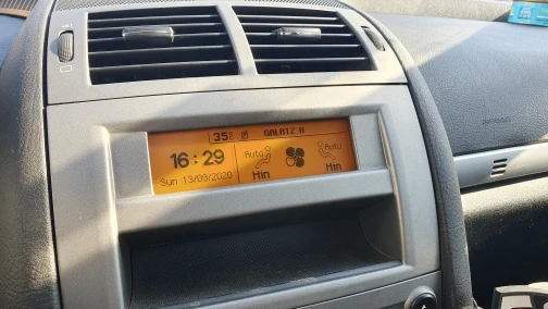 Schermo Originale Per Auto Giallo Usb Dual-Zone Air Bluetooth Display 12Pin Per Peugeot 307 407 408 807 Citroen C3 Picasso C4 C5 408