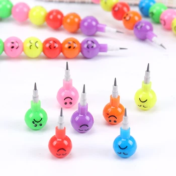 

5PCS/Lot Korean Cute Cartoon Standard Pencils Novelty Kawaii Colored Lead Pencil Gifts For Kids School Stationery Supplies