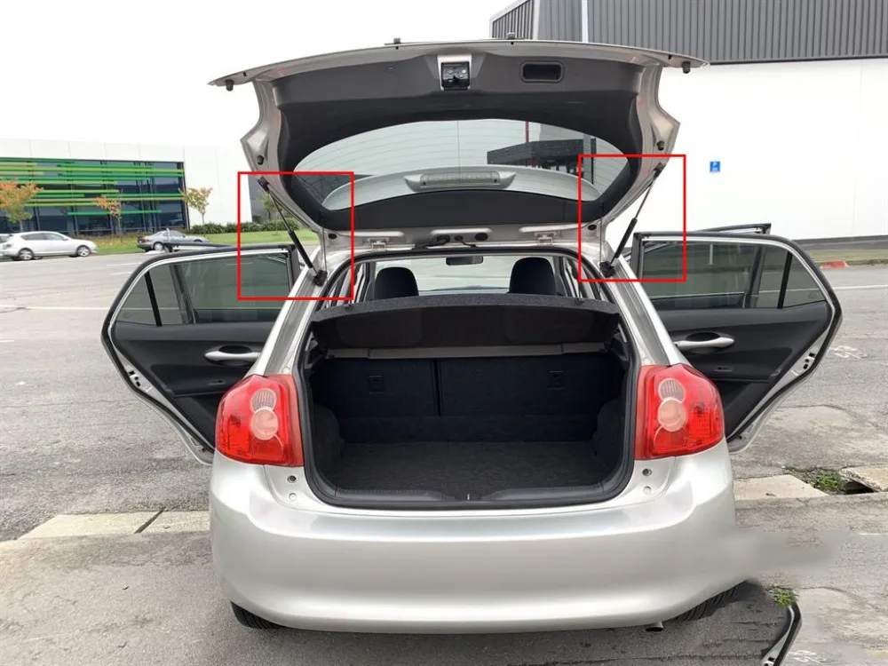 Карбоновое волокно для 2006- toyota corolla E140 E150 универсал задний багажник загрузки багажника Boot Lift поддерживает газовые стойки амортизаторы