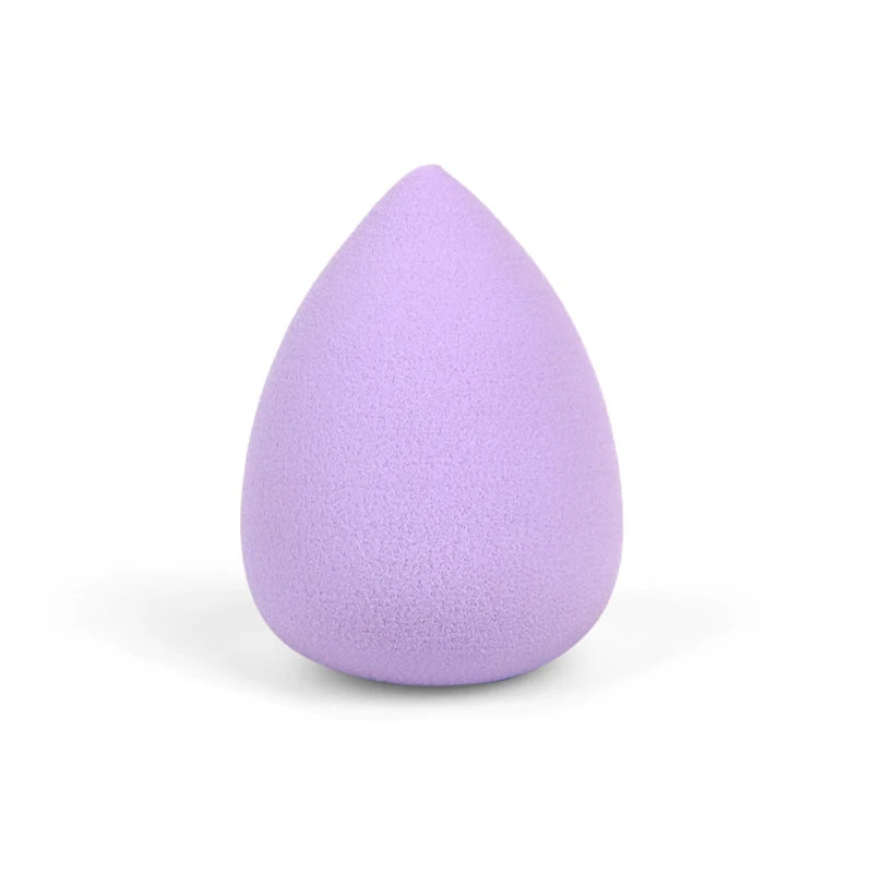 Purple Капли воды макияж губка профессиональный косметический спонж для отбеливающий увлажняющий bb-крем Макияж Блендер мягкая губка для воды оптом - Цвет: Purple