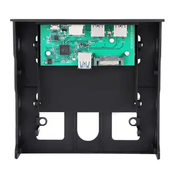 

3.5'' Floppy Bay Expansion Panel USB 3.1 Type C /SD Memory Card Reader Adapter