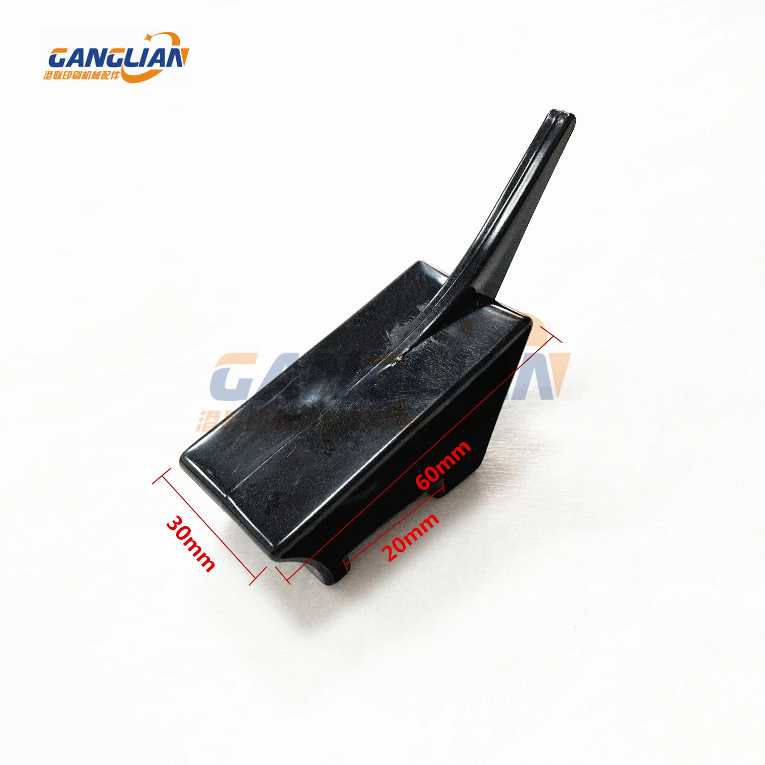 10 Pieces Heidelberg M600 Goss Black Carrier 30X60mm Black Finger WEBGS5 Small Sheet Guide Rotary Printing Machine Spare Parts