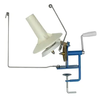 

Large Metal Yarn Fiber String Ball Wool Hand Operated Cable Winder Machine