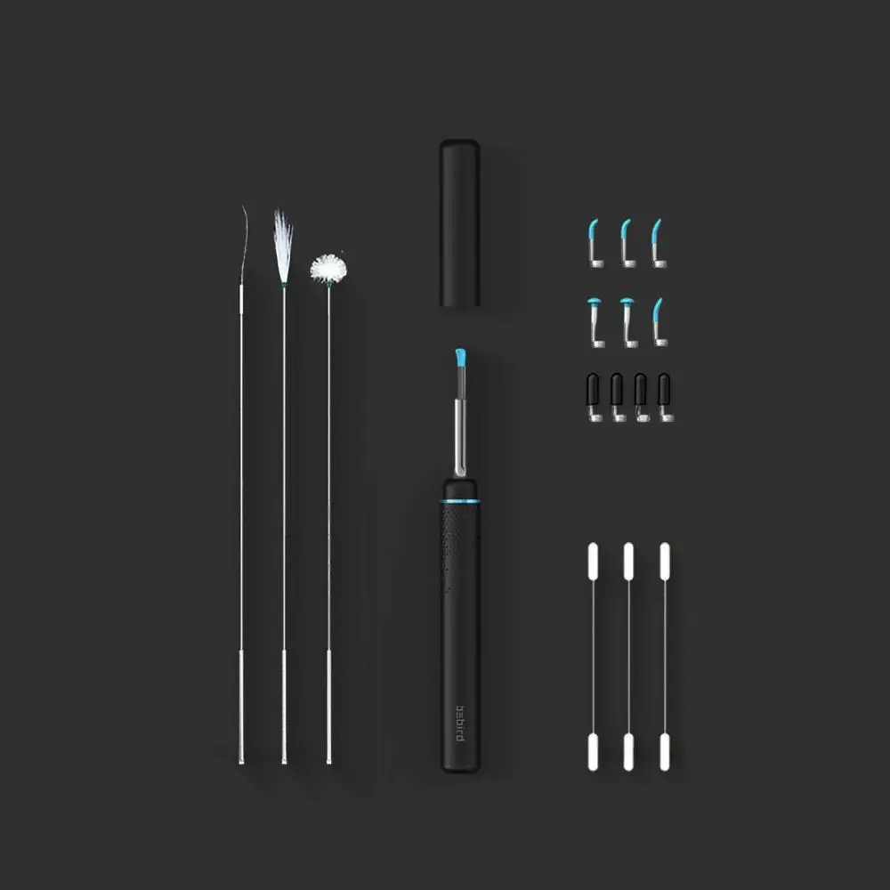 Xiaomi bebird эндоскоп для очистки ушей, визуальная Ушная ложка 3,5 мм 300 Вт, мини-камера, ушной отоскоп, Бороскоп, набор инструментов для ушей