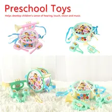 Музыкальная игрушка детский музыкальный инструмент Детские барабанные музыкальные инструменты Развивающие игрушки для детей