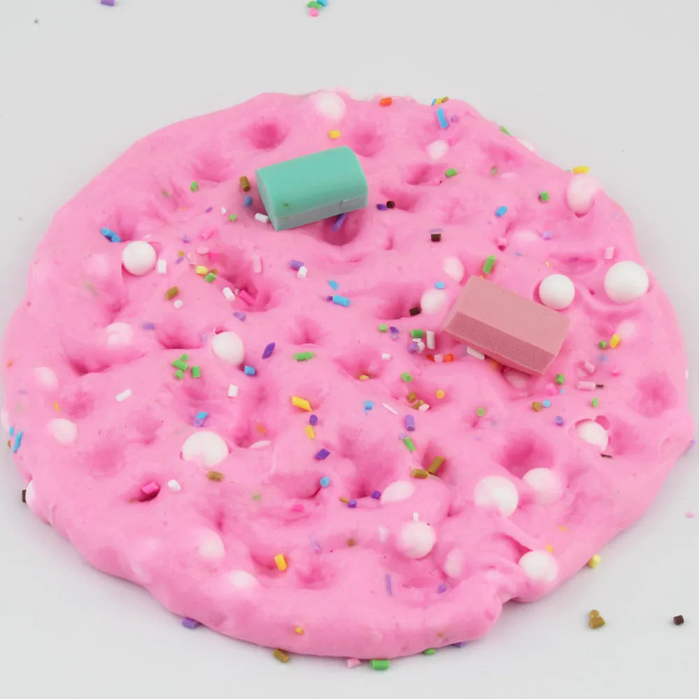 DIY полимерная глина, цветные пушистые слизи, игрушки, пушистые Хрустящие пенопластовые бусины, Лизун для детей, расслабляющие подарки, глиняные подарки, антистрессовая игрушка Y1022